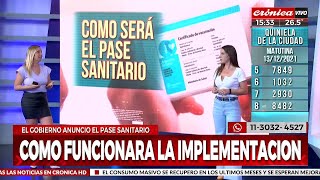 Pase sanitario a partir del 1º de enero ¿cómo se implementará [upl. by Rosalinde]