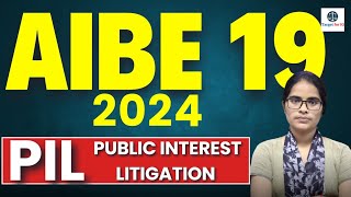 AIBE 19 2024  PIL Public Interest Litigation  All India Bar Examination 2024  Target for IQ [upl. by Ilegna756]