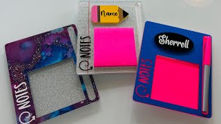 Sticky Note Holder Tutorial  zindeecom [upl. by Healion]