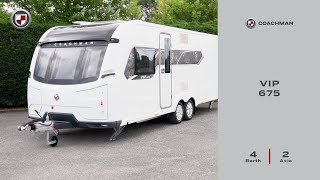 Coachman Caravan Company Ltd VIP 675 2024 Season [upl. by Moskow]