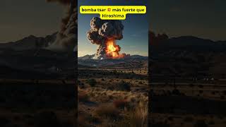 bomba tsar 💥 más fuerte que Hiroshima shortvideo shortvideo [upl. by Sacttler143]