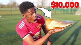 I Got PAUL POGBA’S GOLDEN 10000 Football Boots [upl. by Nahama]