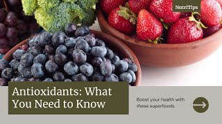 Antioxidants Exposed Secrets You Need to Know [upl. by Fakieh]