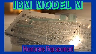 IBM Model M Keyboard Membrane Replacement [upl. by Eden]