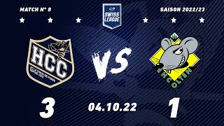 4 octobre 2022 HC La ChauxdeFonds – EHC Olten 31 [upl. by Dahsar]