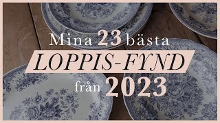 Mina 23 bästa second handfynd från 2023 ♻️✨ [upl. by Israeli400]