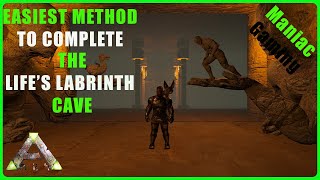 HOW TO COMPLETE LIFES LABRINTH PUZZLE CAVE  RAGNAROK  ARK SURVIVAL EVOLVED [upl. by Troxell689]