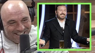 Joe Rogan on Ricky Gervais Golden Globes Monologue [upl. by Nosredna]