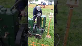 starting stationary engine engineering vintage steamengines [upl. by Ern]