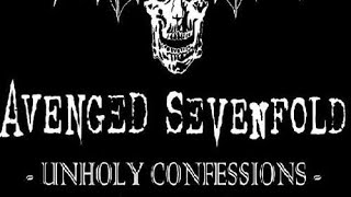 Avenged Sevenfold  Unholy Confessions guitar cover [upl. by Elisha]