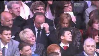 Rafa Benitez in tears at Hillsborough 22 memorial [upl. by Siriso]