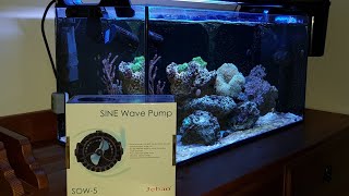 Nano Reef Vlog  Robimy fale  Jebao SOW5 39 [upl. by Anesor]