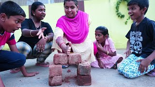 Bricks Broken Challenge  அபி அம்மா Power பார்த்து மிரண்டு பொய்ட்டாங்க   MrsAbi Time [upl. by Terrag]