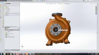 End Suction Centrifugal PumpCFD Analysis SolidWorks Flow Simulation [upl. by Kruse]