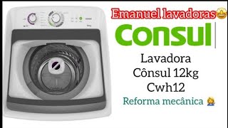 Lavadora Consul 12kg cwh12 pré lavagem cama e banho teste após venda [upl. by Gannie]