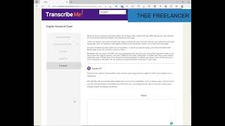 TranscribeME Exam Answers and Tutorial [upl. by Aneerbas618]