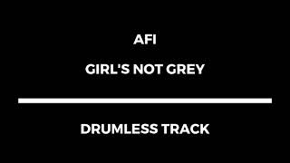 AFI  Girls Not Grey drumless 124 bpm [upl. by Atsev974]