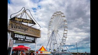 Ferris wheel ride at Felixstowe sea front [upl. by Nawyt]