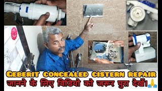 HOW TO REPAIR GEBERIT CONCEALED CISTERN  MUST WATCH [upl. by Fulks]