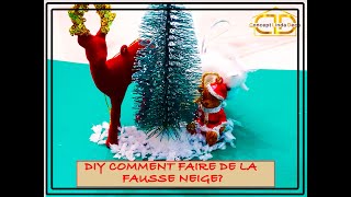 COMMENT FABRIQUER DE LA FAUSSE NEIGE AVEC 0€ 0FCFA 3 ASTUCES [upl. by Dnamron]