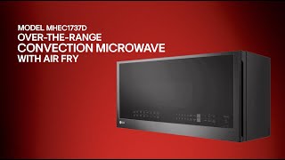 LG Microwaves OvertheRange Convection Microwave with Air Fry Features and Use [upl. by Letizia]