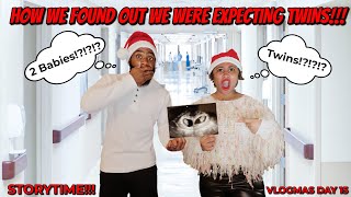 HOW WE FOUND OUT WE WERE EXPECTING TWINS  Surprise Twin Ultrasound [upl. by Hamaso770]