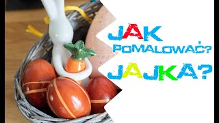 Jak pomalować jajka na Wielkanoc łupiny z cebuli [upl. by Adimra]