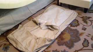 How To Replace Install Change Cover On IKEA EKTORP Loveseat With Chaise Lounge [upl. by Craw]