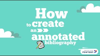 How to Create an Annotated Bibliography MLA [upl. by Aisyat]