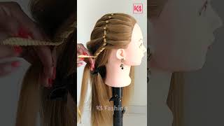 Ultimate Braided Hairstyle with Ribbon Idea for Girls  Trendy and Fun Hairstyle Tutorial [upl. by Ajram10]