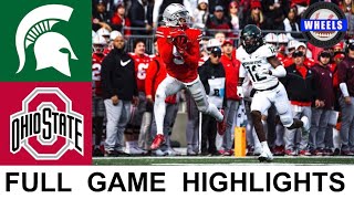 4 Ohio State vs 7 Michigan State Highlights  College Football Week 12  2021 College Football [upl. by Asyram]