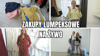 CHODŹCIE Z NAMI DO LUMPEKSU zakupy na żywo mierzymy i szukamy trendów na jesień byłyśmy w szoku [upl. by Teressa681]