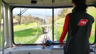 A ride on the Rheineck  Walzenhausen railway in Switzerland 281022 [upl. by Katy]