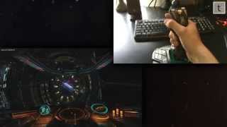 Elite Dangerous Controller Setup  Thrustmaster T16000M and Flight Assist ON [upl. by Oiramed]