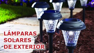 Joyas luminosas lámparas solares que realzan jardines y terrazas [upl. by Cirek459]