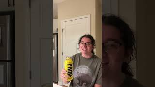 Lemonade Prime Hydration Drink  Prime Taste Test amp Review [upl. by Ardnaek256]