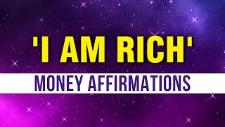 50 I AM Affirmations For Money  Attract Money Wealth Abundance Prosperity  Manifest [upl. by Porcia137]