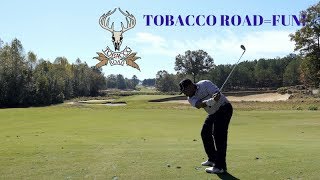 Tobacco Road Golf Course Vlog Part 2 17th Ranked Course On Golf Digest in North Carolina [upl. by Ahsuatan506]