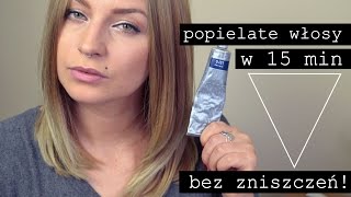 FARBOWANIE WŁOSÓW  POPIELATE WŁOSY ✩ tonowanie włosów BEZ ROZJAŚNIANIA ThePinkRook [upl. by Miza]