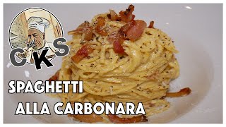 Spaghetti alla Carbonara Autentici Chef Cosimo [upl. by Hameerak]