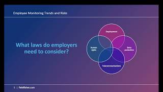 Employee Monitoring Trends and Risks  New Thoughts New Guidance [upl. by Nohsid]