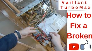 How to repair Vaillant Turbomax  any boiler with the Right Mindset [upl. by Swarts]