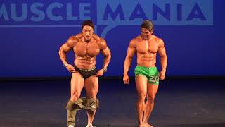 Musclemania Asia 2017  Hwang Chul Soon amp Terrence Teo Pose Down [upl. by Annael]