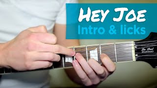 quotHey Joequot Intro Guitar Lesson  How to play Jimi Hendrix [upl. by Paugh]