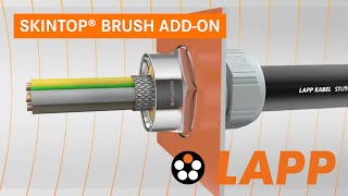 EMVAddOn für Kabelverschraubungen SKINTOP® BRUSH ADDON  Produktanimation [upl. by Atims325]