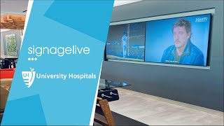 University Hospital digital signage with Signagelive [upl. by Ushijima]