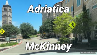 ASMR Drive  Adriatica Village  McKinney Texas USA [upl. by Hannavas49]