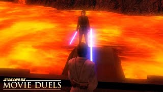 Anakin vs Obi Wan Movie Duels 2 Remastered THIS IS AWESOME [upl. by Autry]