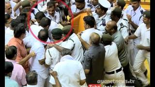 Shameful Kerala assembly protest by LDF MLAs against KM Manis budget [upl. by Noit]