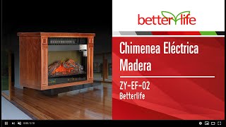 Te presentamos nuestra Chimenea Eléctrica ZYEF02 [upl. by Rior]